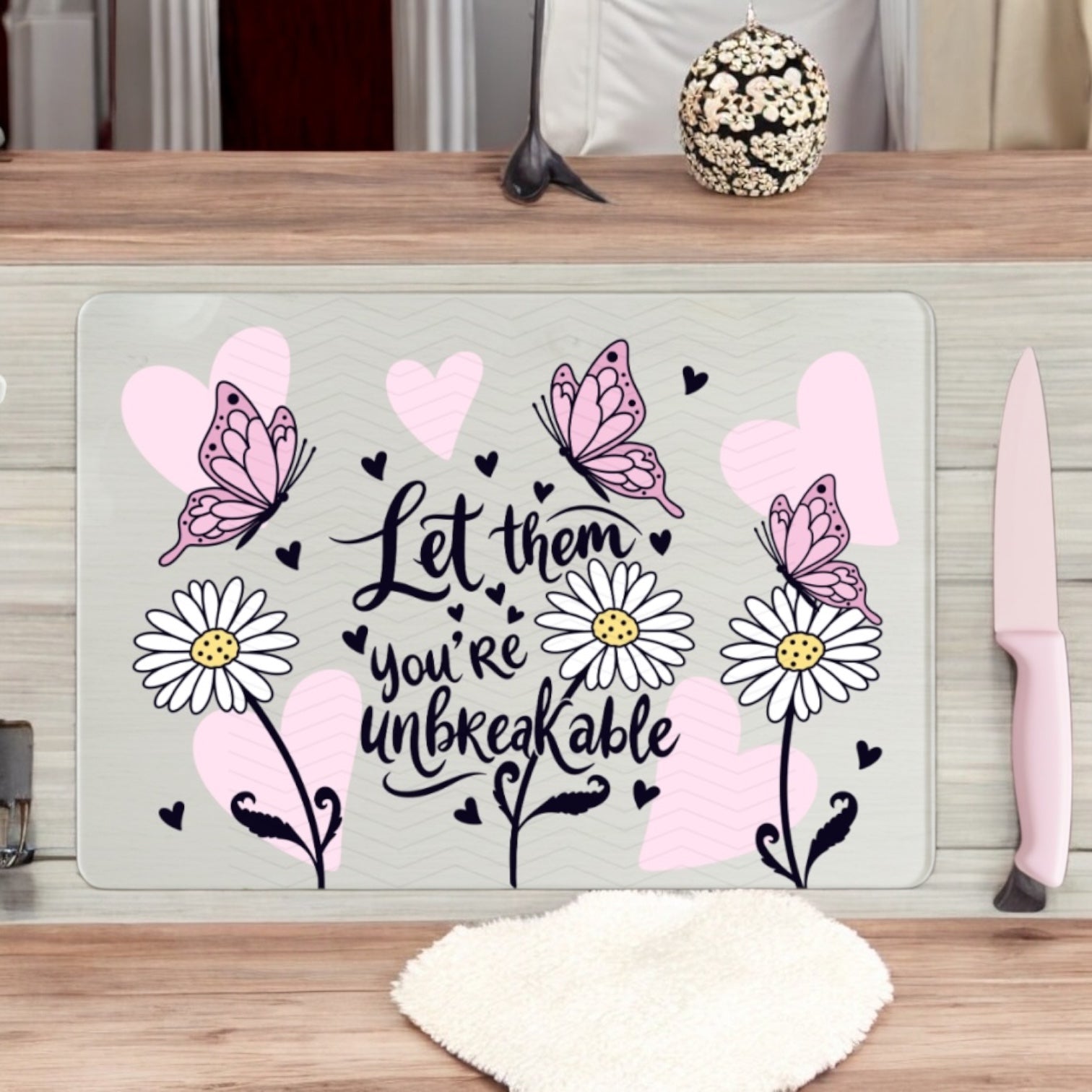Let them Cutting board