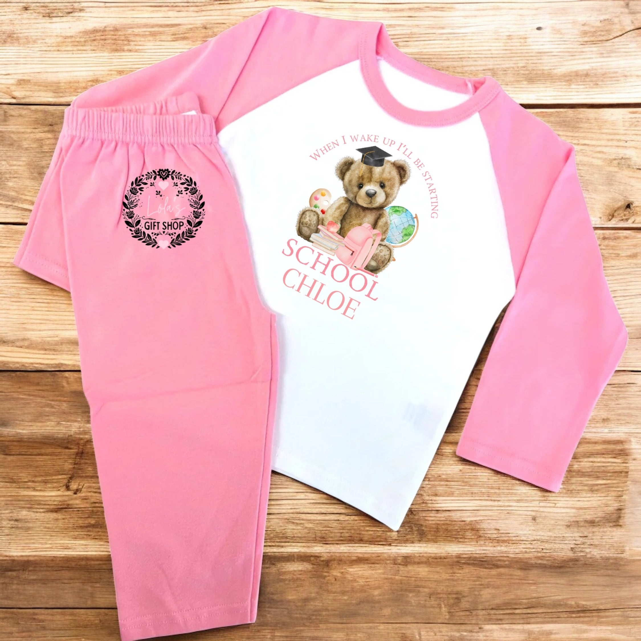 When I wake I start school/nursery pyjamas
