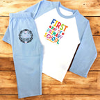When I wake I start school/nursery colour full pyjamas