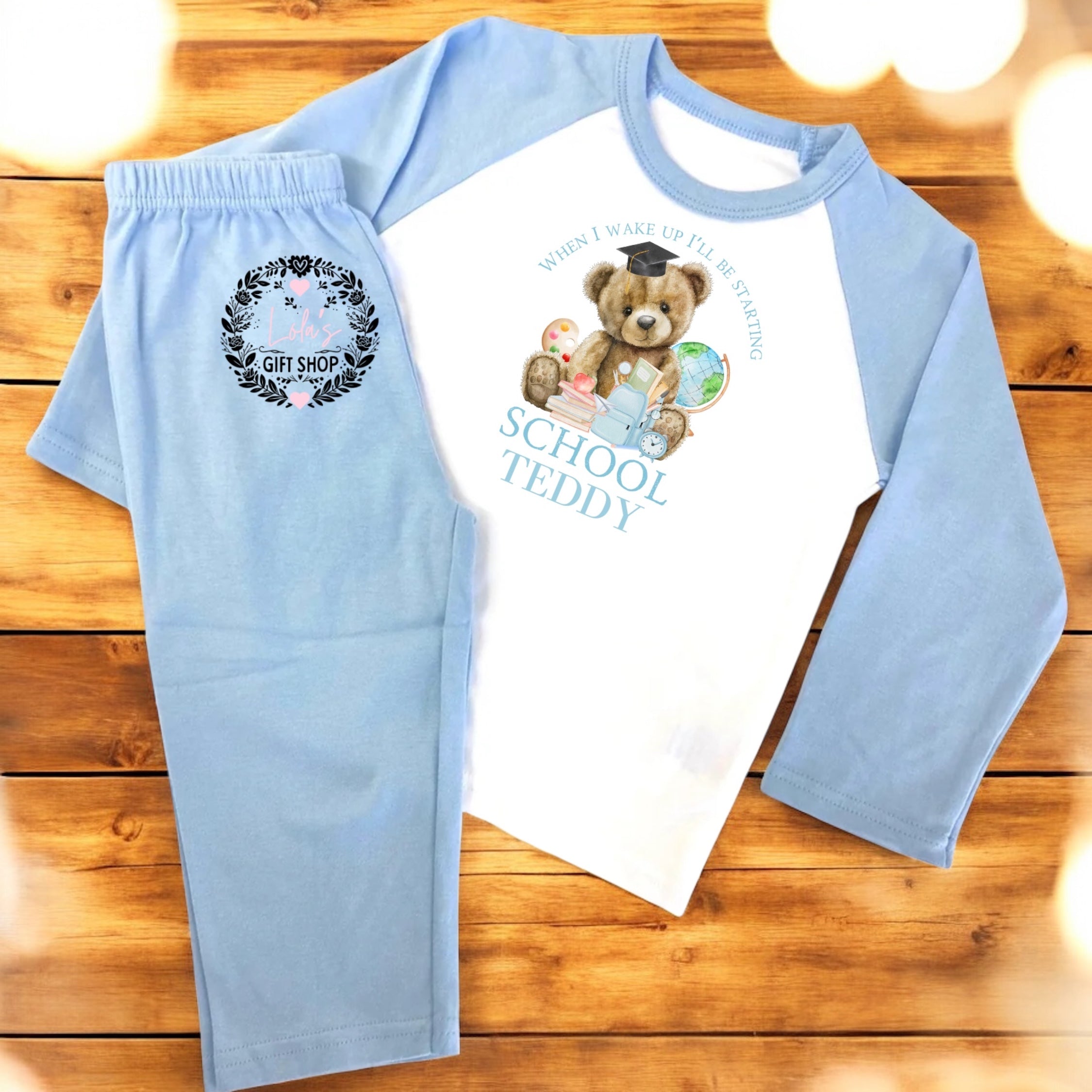 When I wake I start school/nursery pyjamas