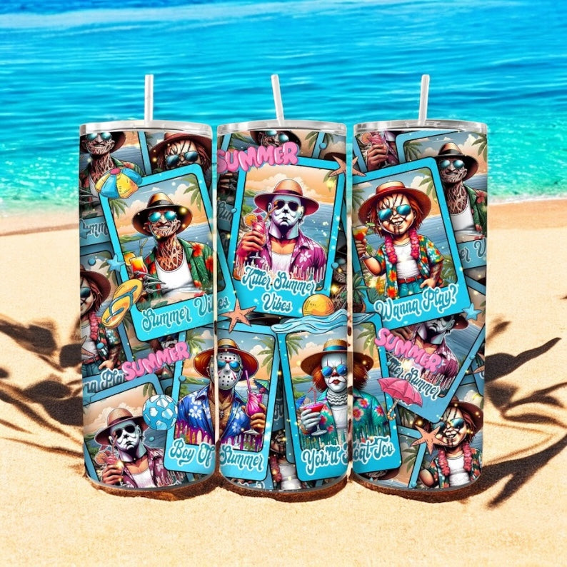 Boys of summer Polaroid 20oz tumbler