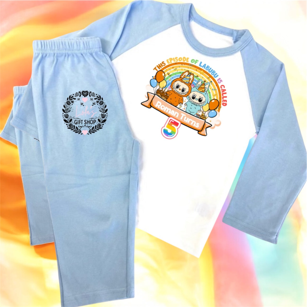 The monsters this episode birthday personalised pyjamas (Copy)
