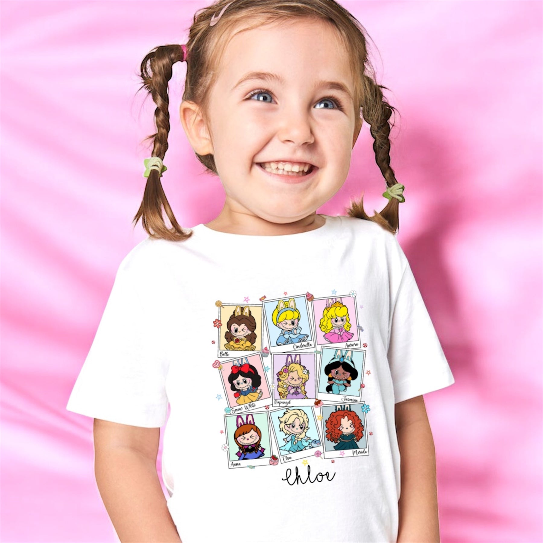 Personalised princess monster Tshirt