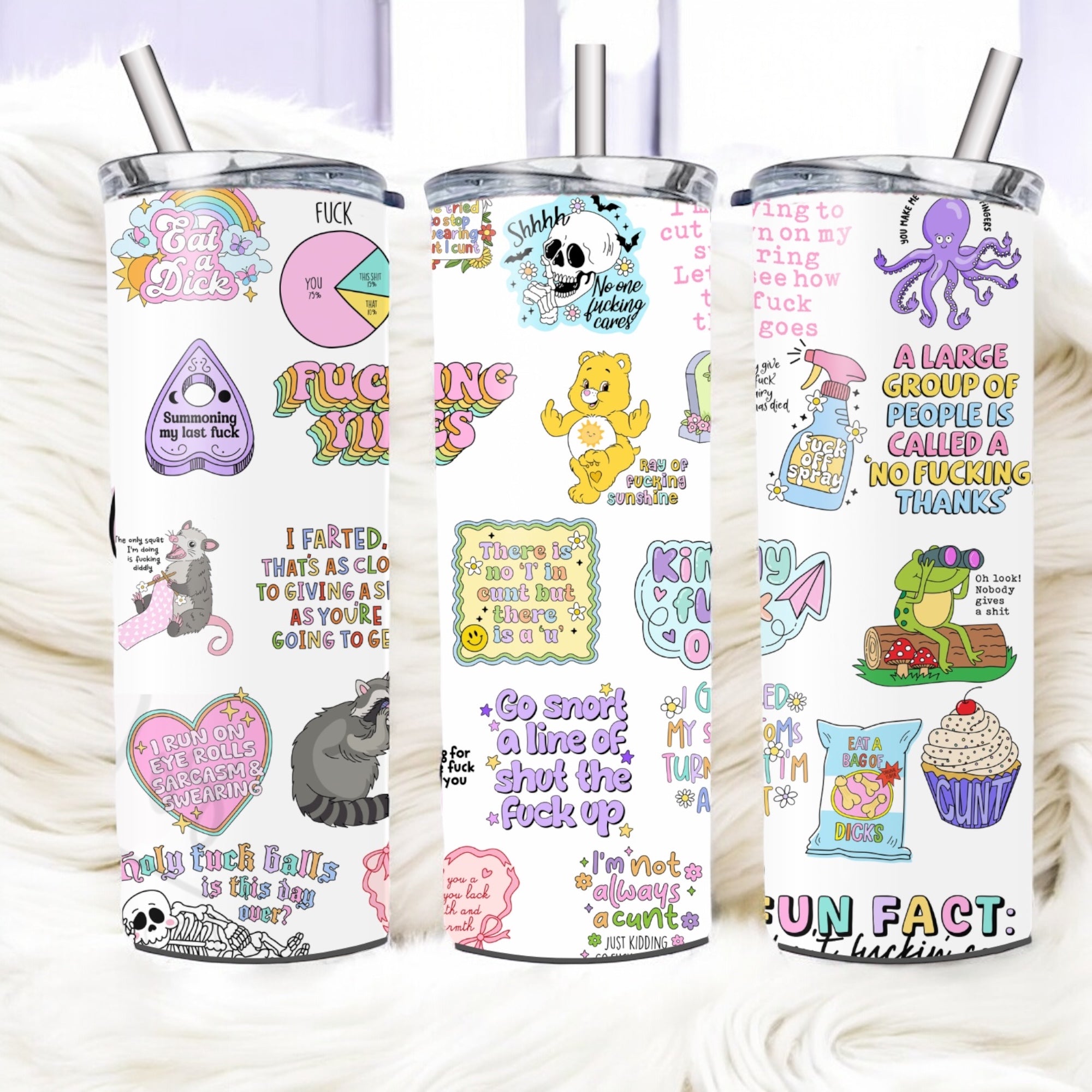 Sweary 20oz tumbler new design