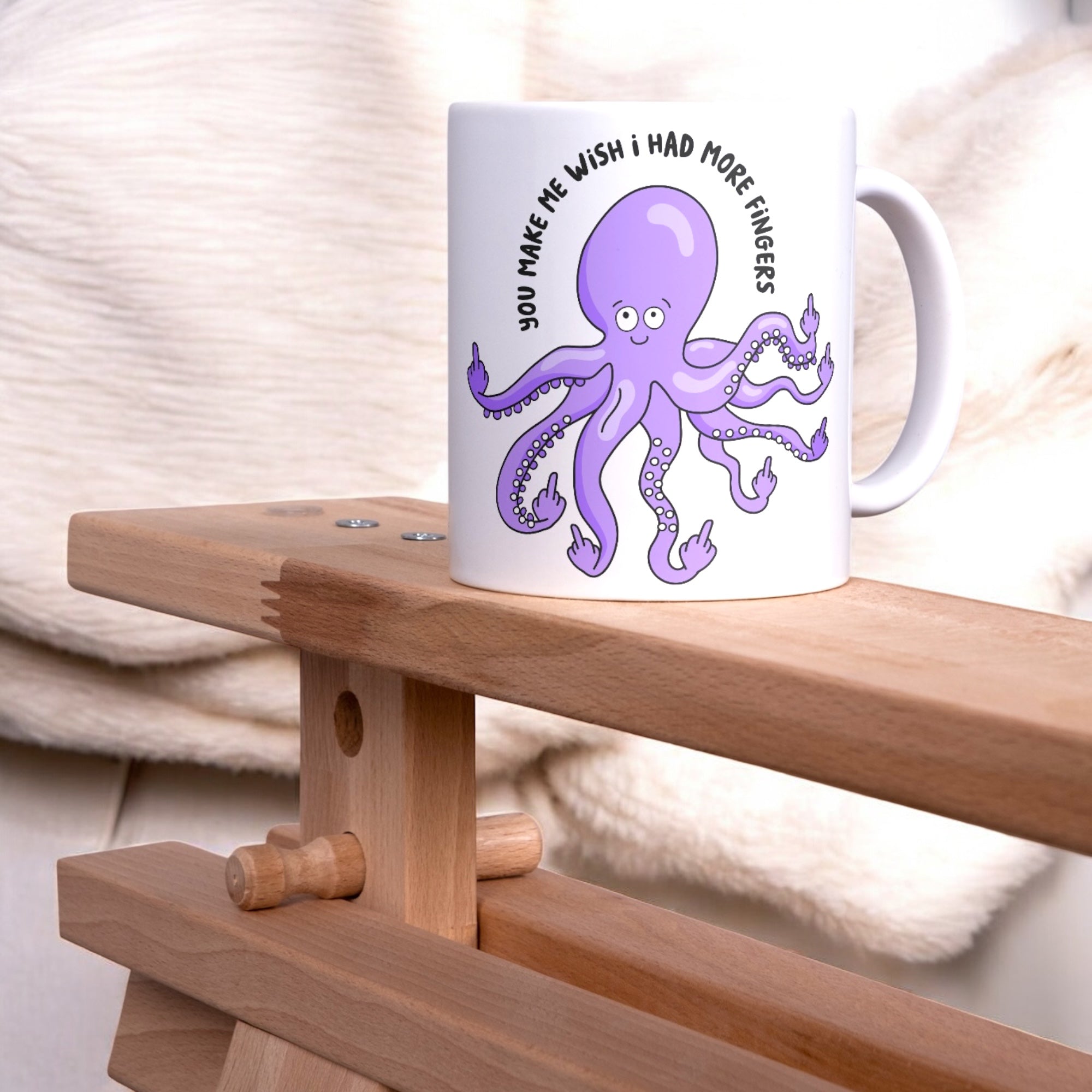 Wish I had more fingers mug 11oz