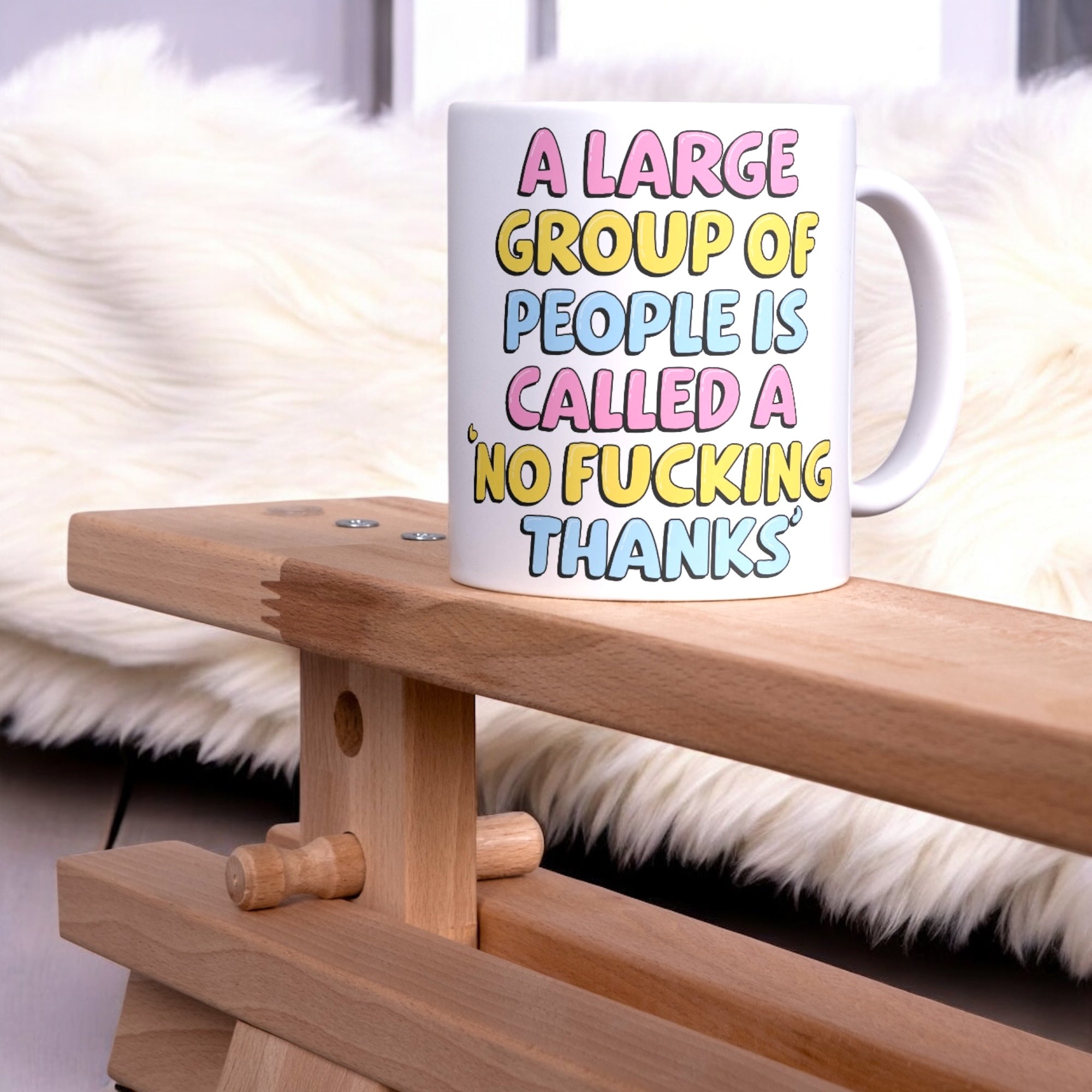 A large group of people mug 11oz