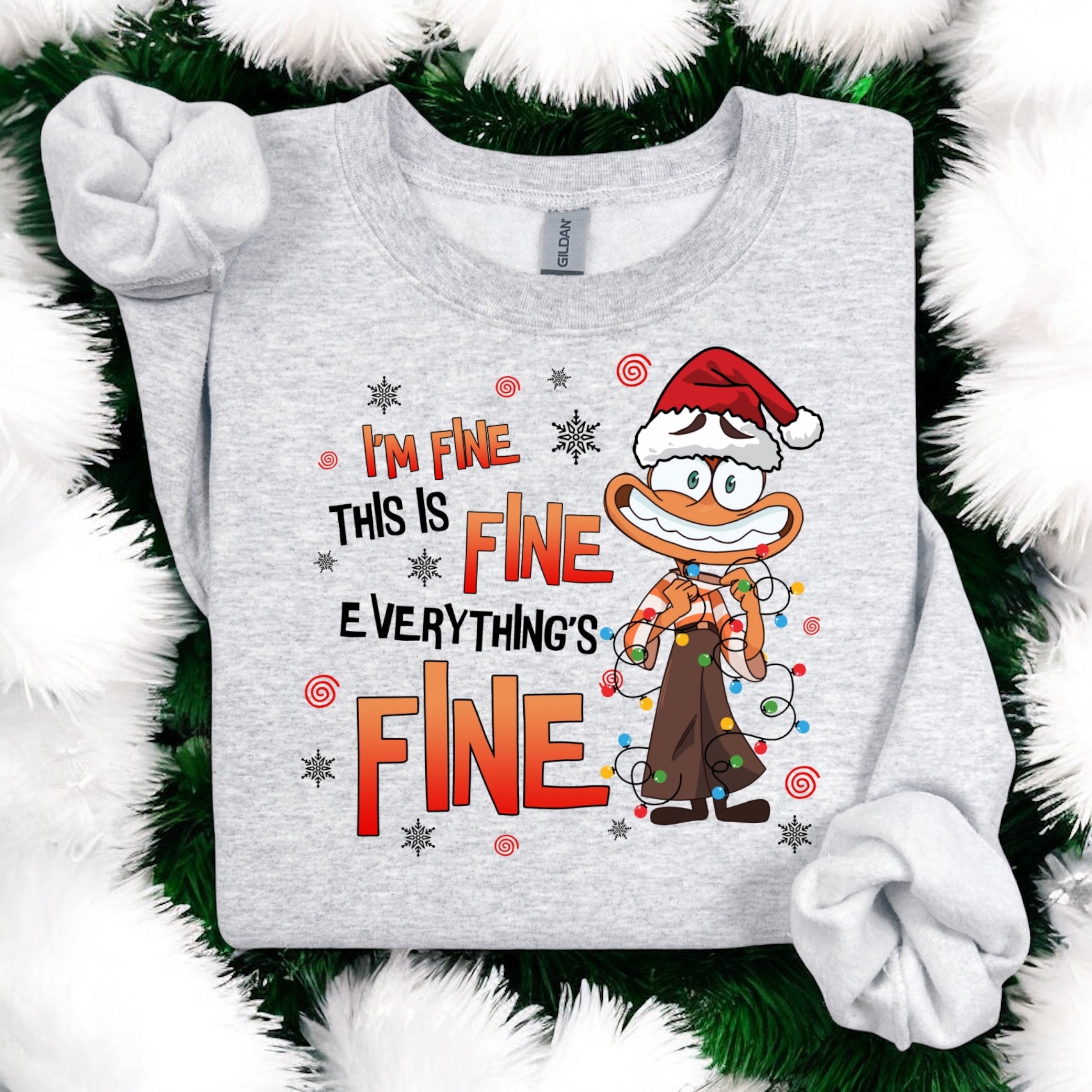 I’m fine this is fine sweatshirt adults
