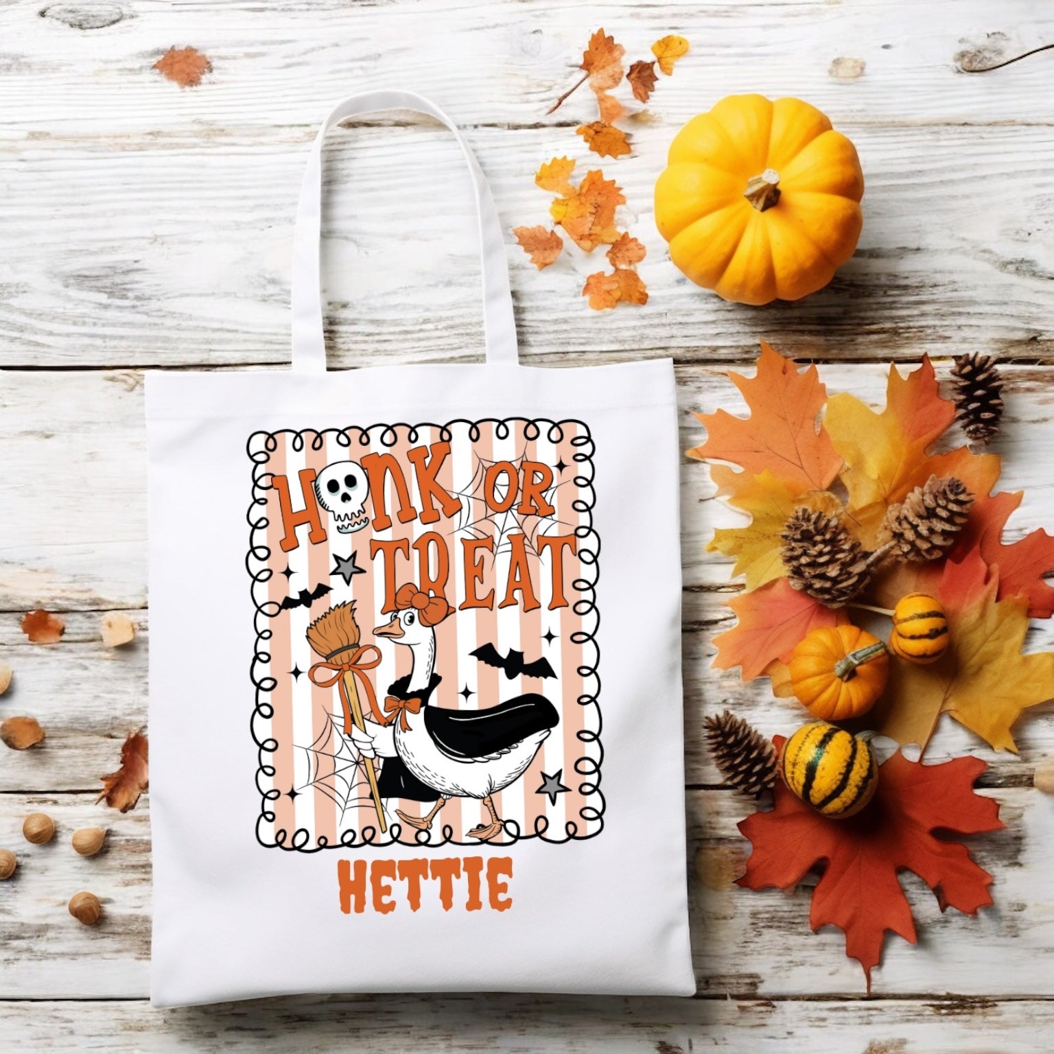 Halloween goose tote bag-2 options