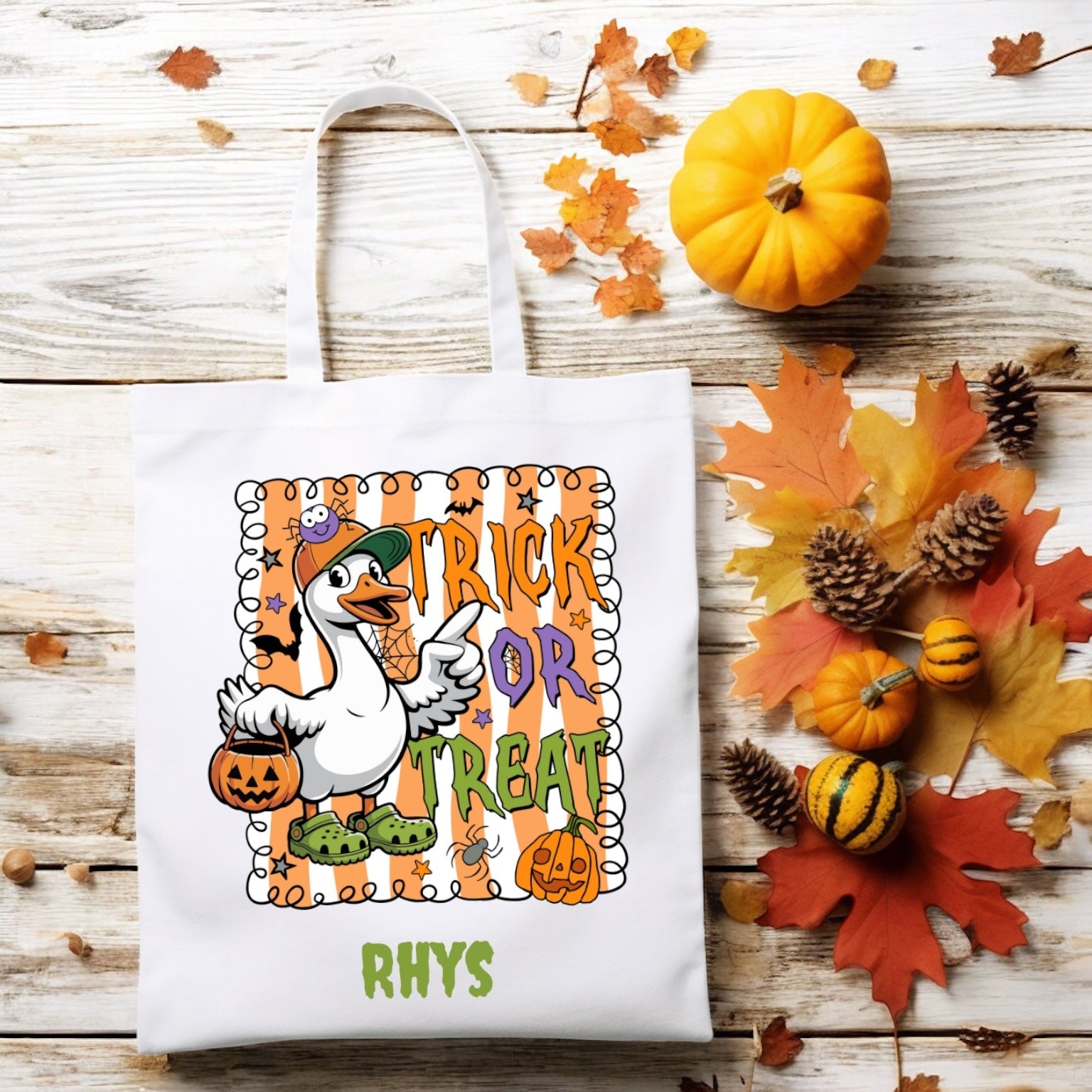 Halloween goose tote bag-2 options
