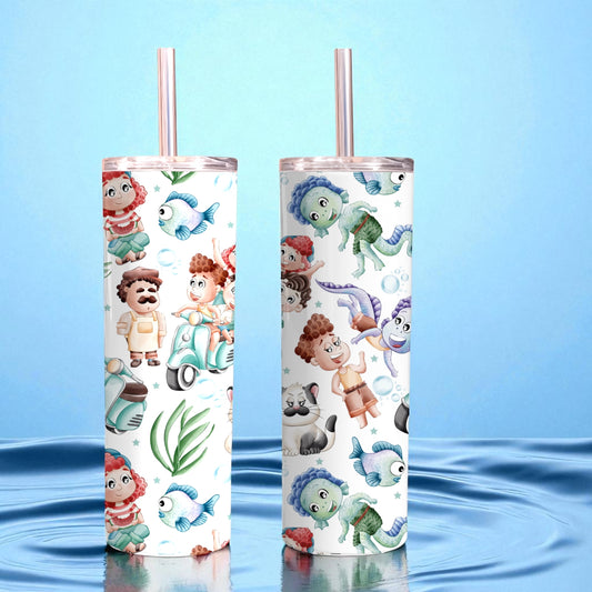 Sea monster tumblers 15/20oz