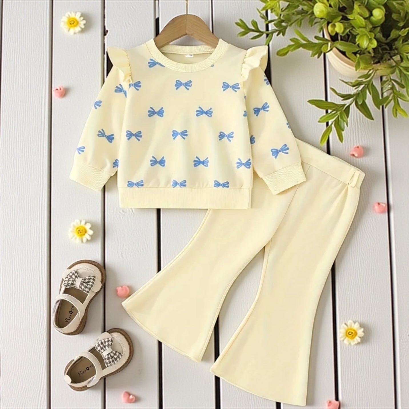 Younger girls now sweatshirt and flares