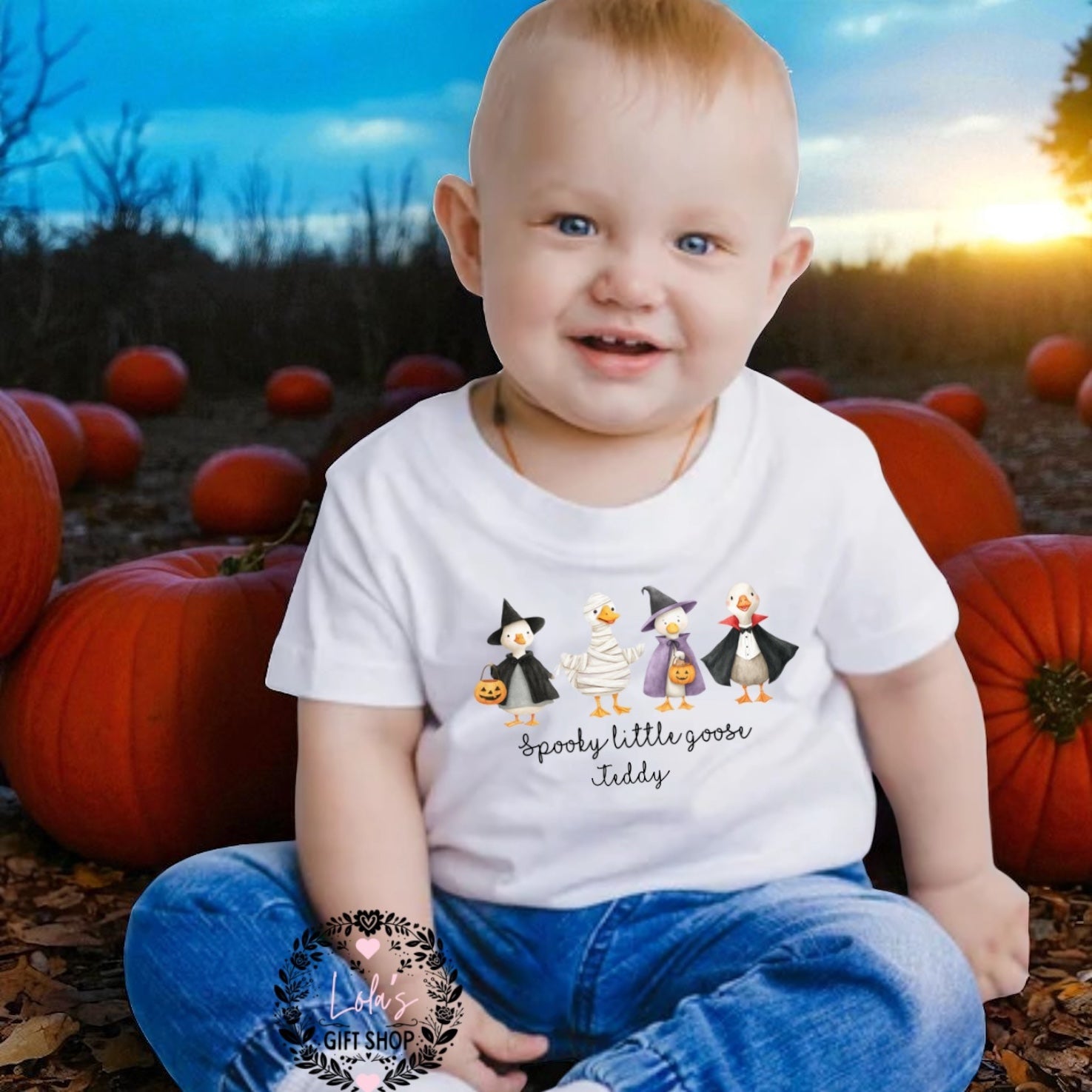 Spooky goose vest/tshirt