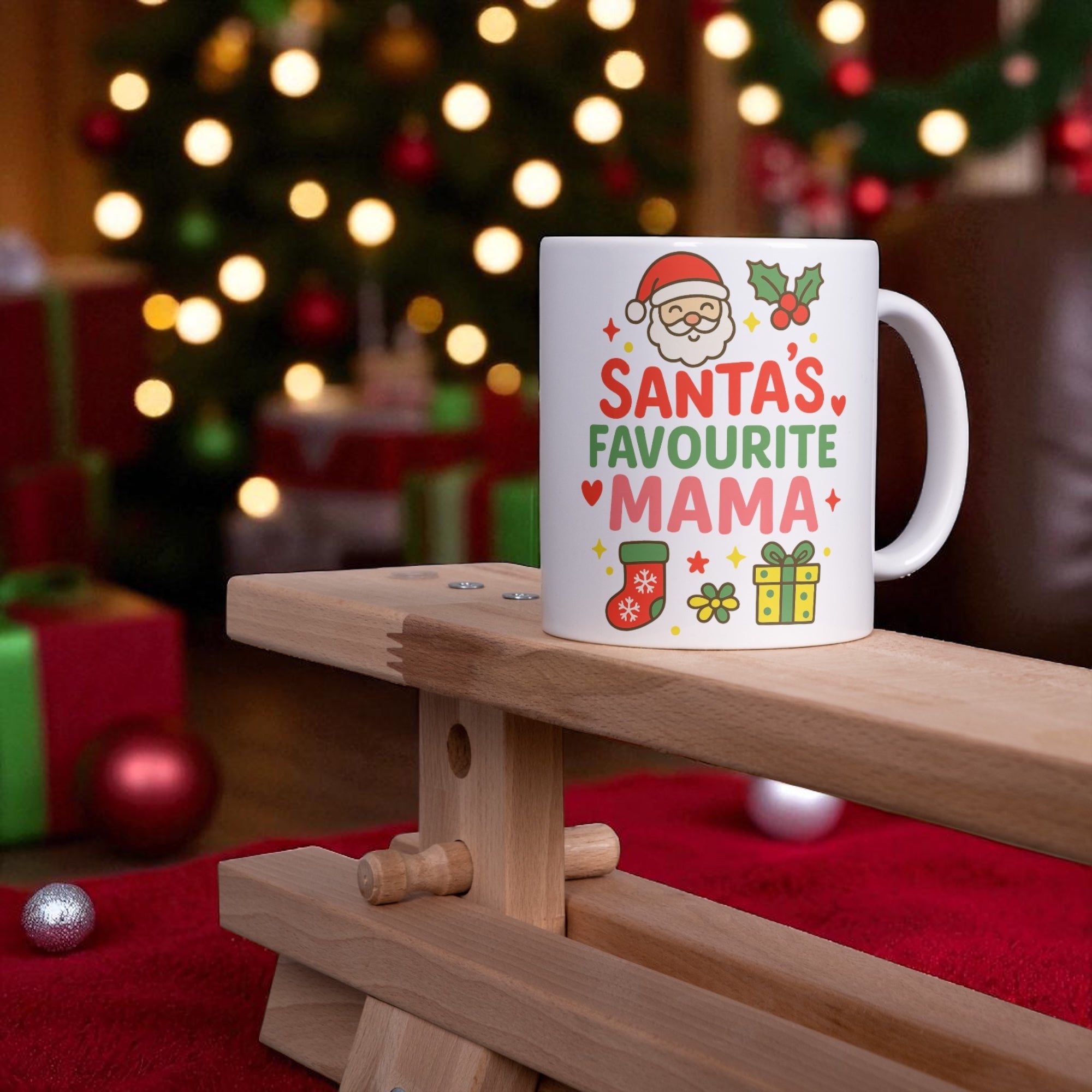 Santas favourite mama 11oz mug