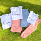 Personalised jogger and Tshirt set