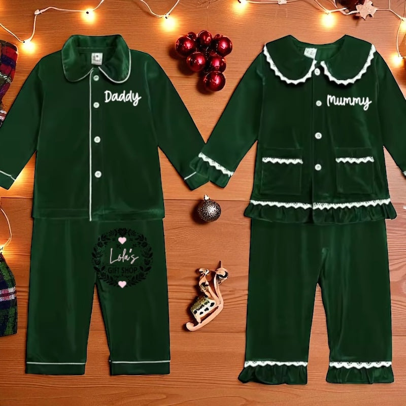 Adult velvet pyjamas