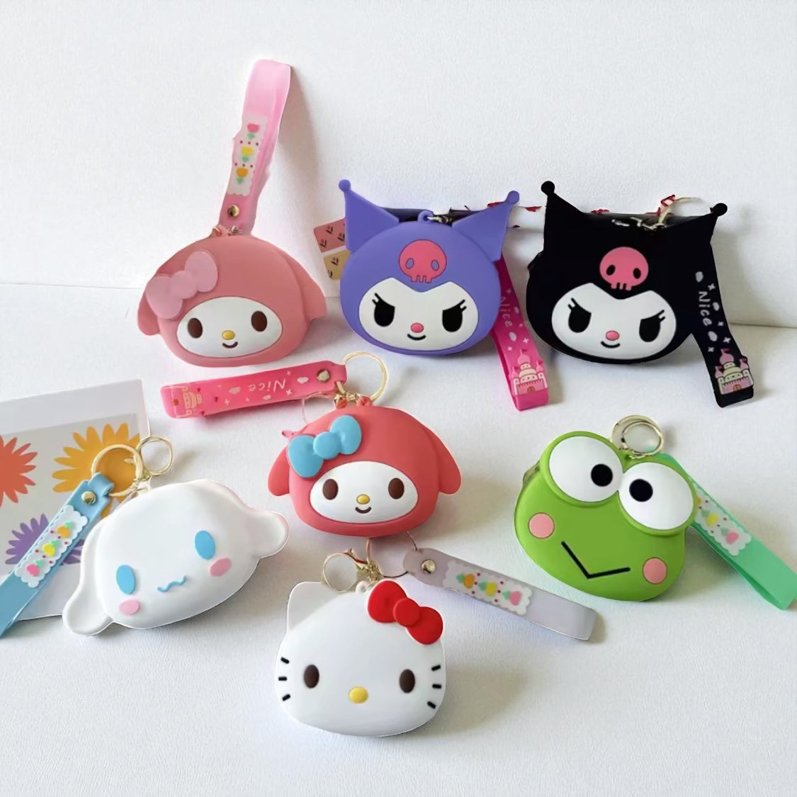 Character silicon coin purses