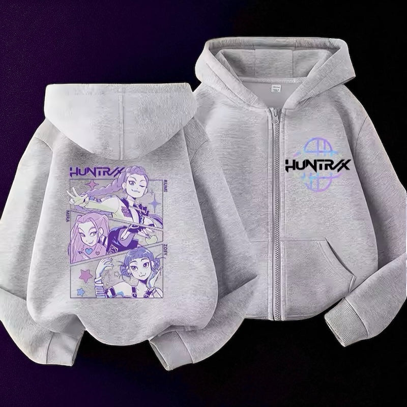 K hunters zip up jacket