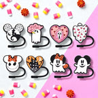 Halloween style straw toppers