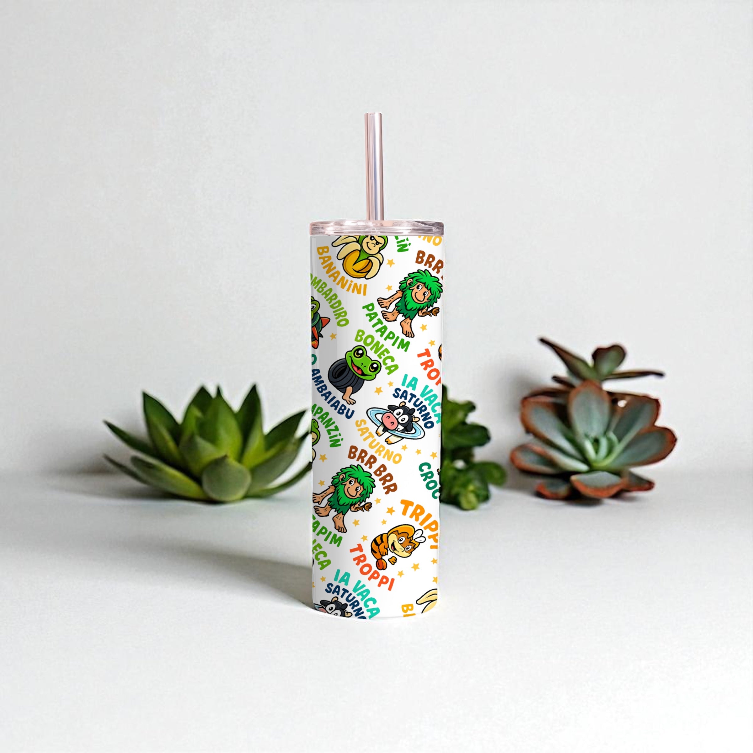 Brain Rot character 15oz tumbler