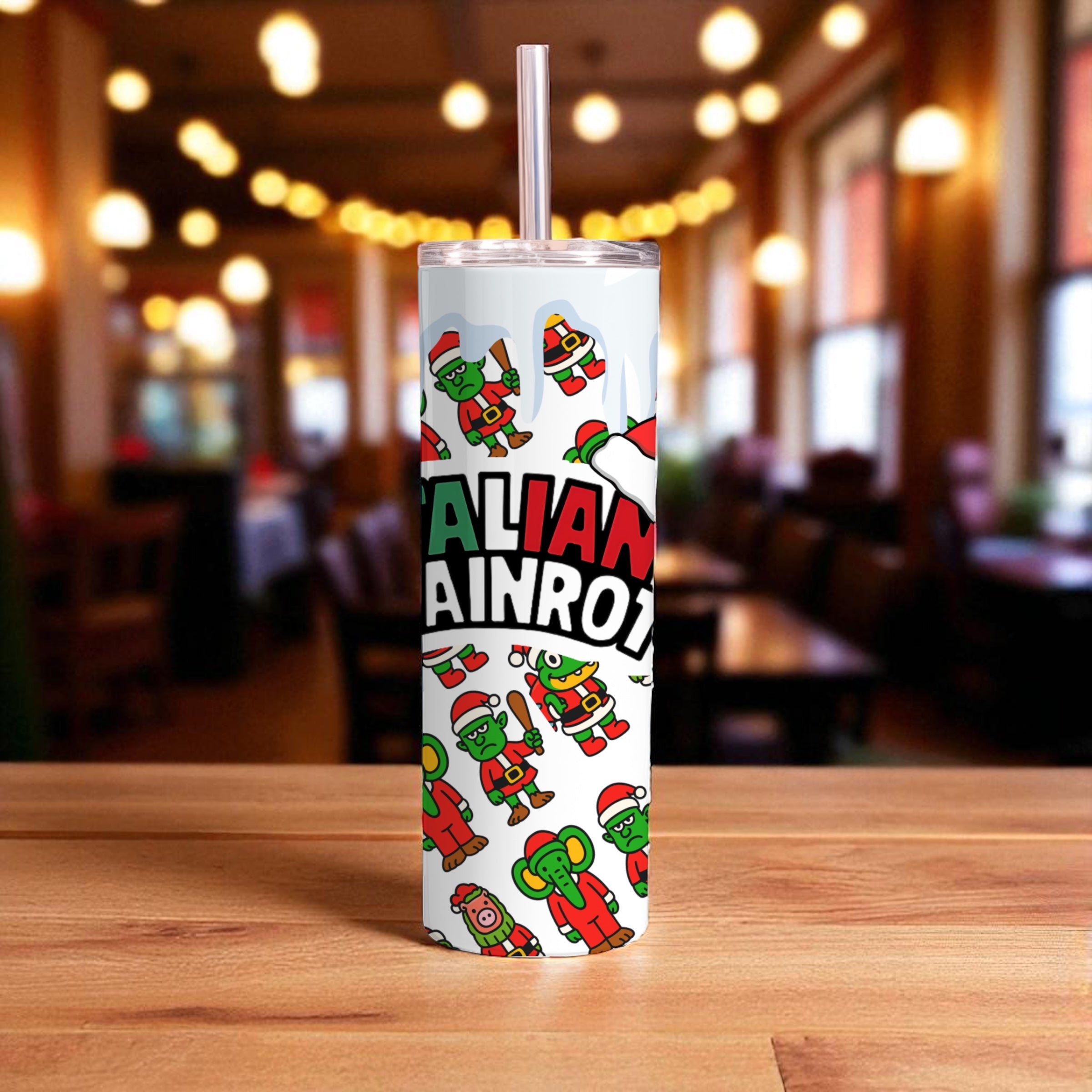 15oz brain rot Christmas tumbler