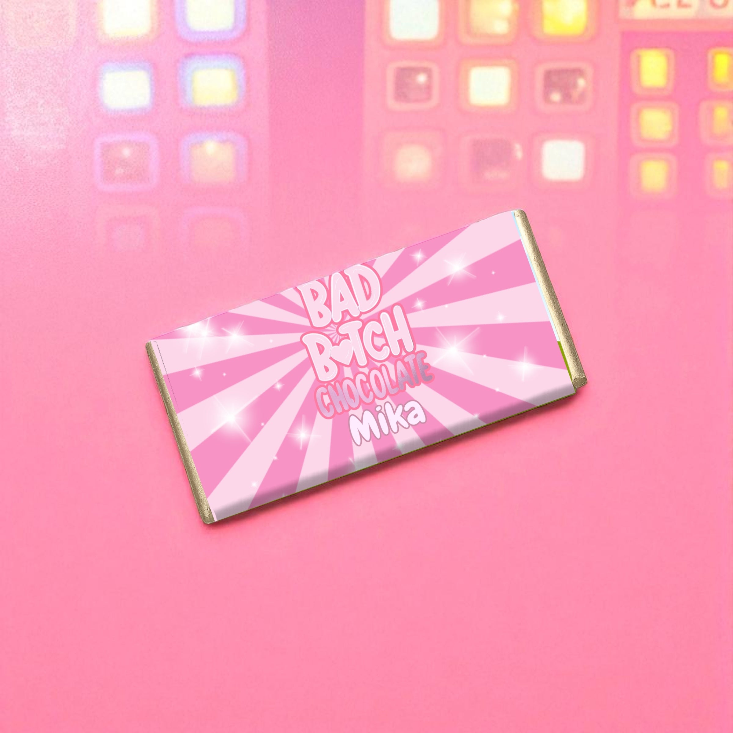Bad B❤️tch personalised chocolate bar
