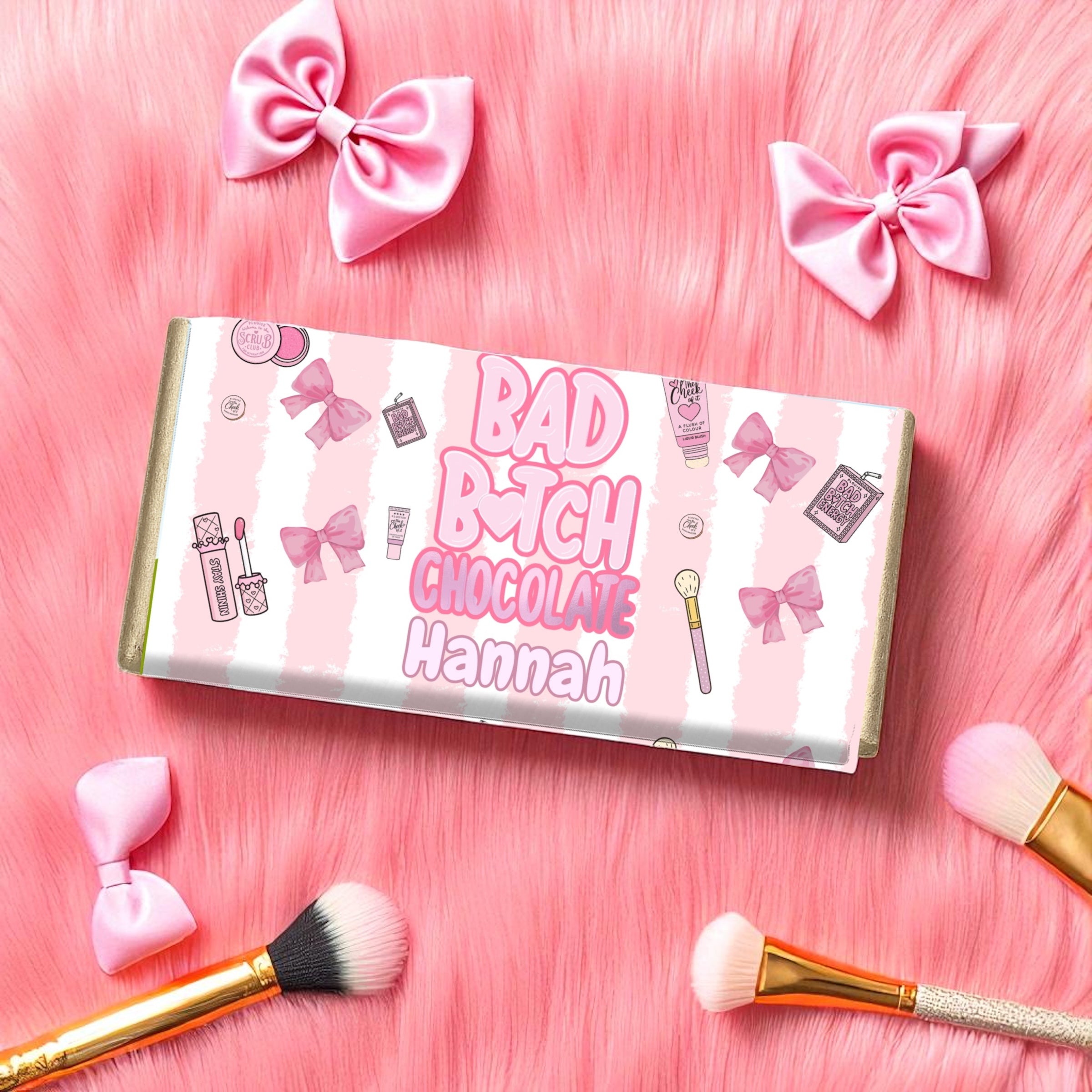 Make up personalised chocolate bar