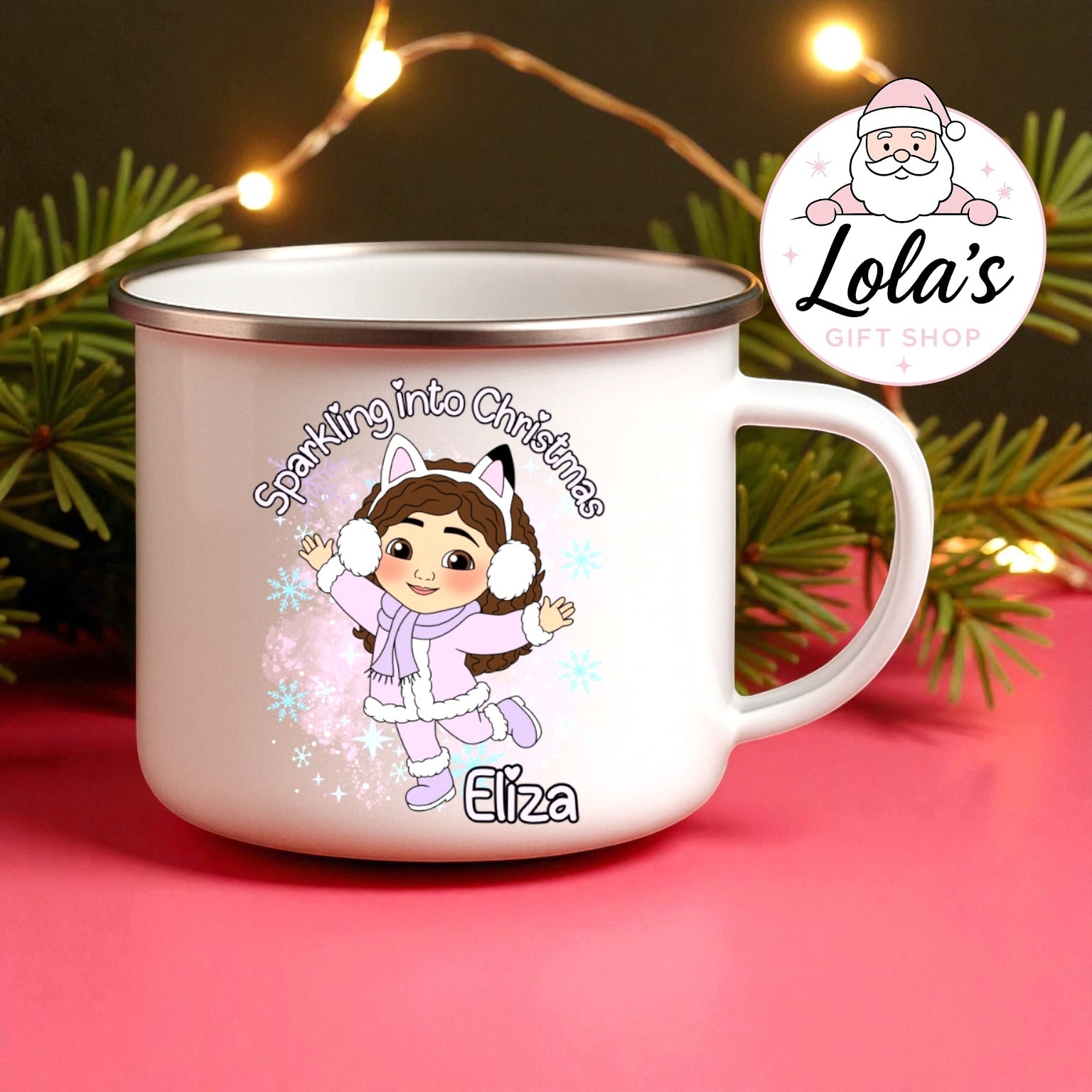 Personalised 6oz Gabby stainless steel mug (Copy) (Copy)