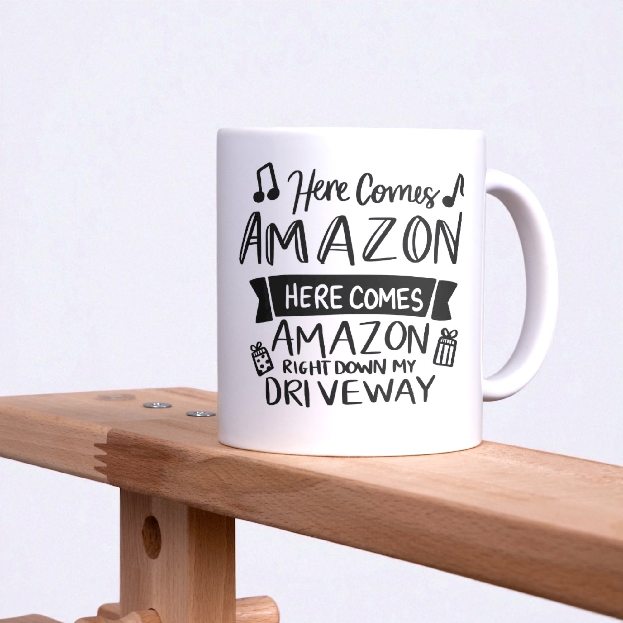 Here comes Amazon mug 11oz