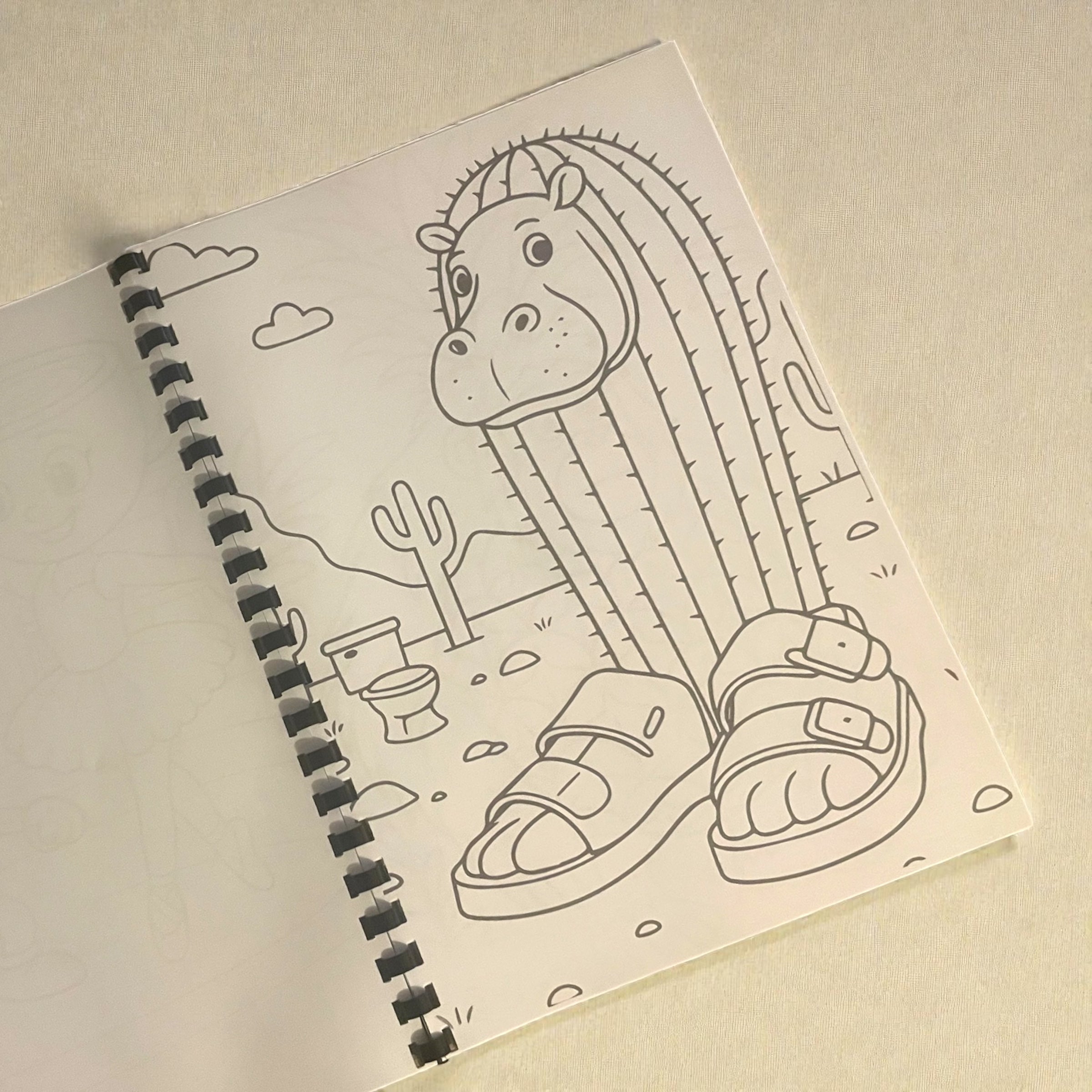 Brain R a4 colouring book