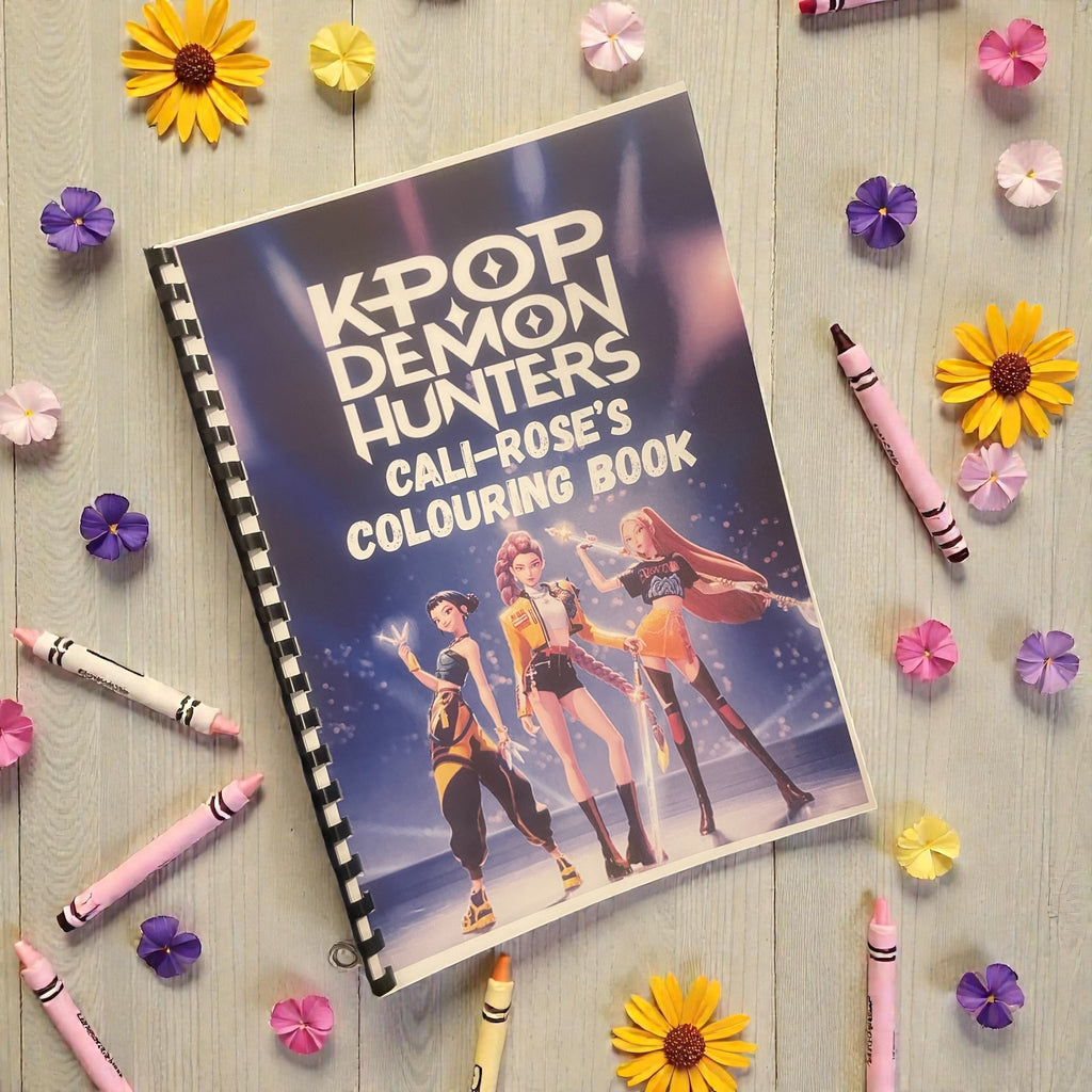 K Pop a4 colouring book