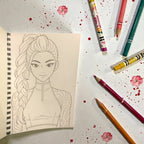 K Pop a4 colouring book