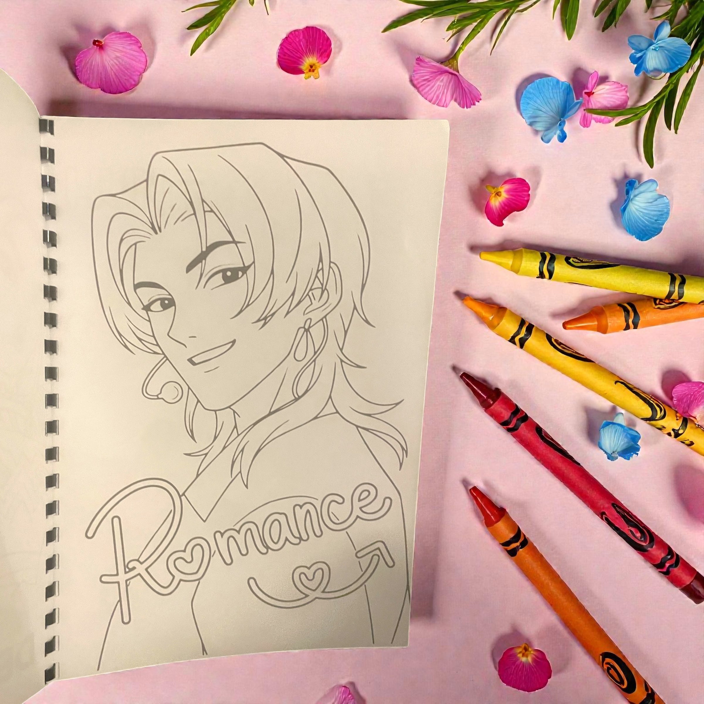 K Pop a4 colouring book