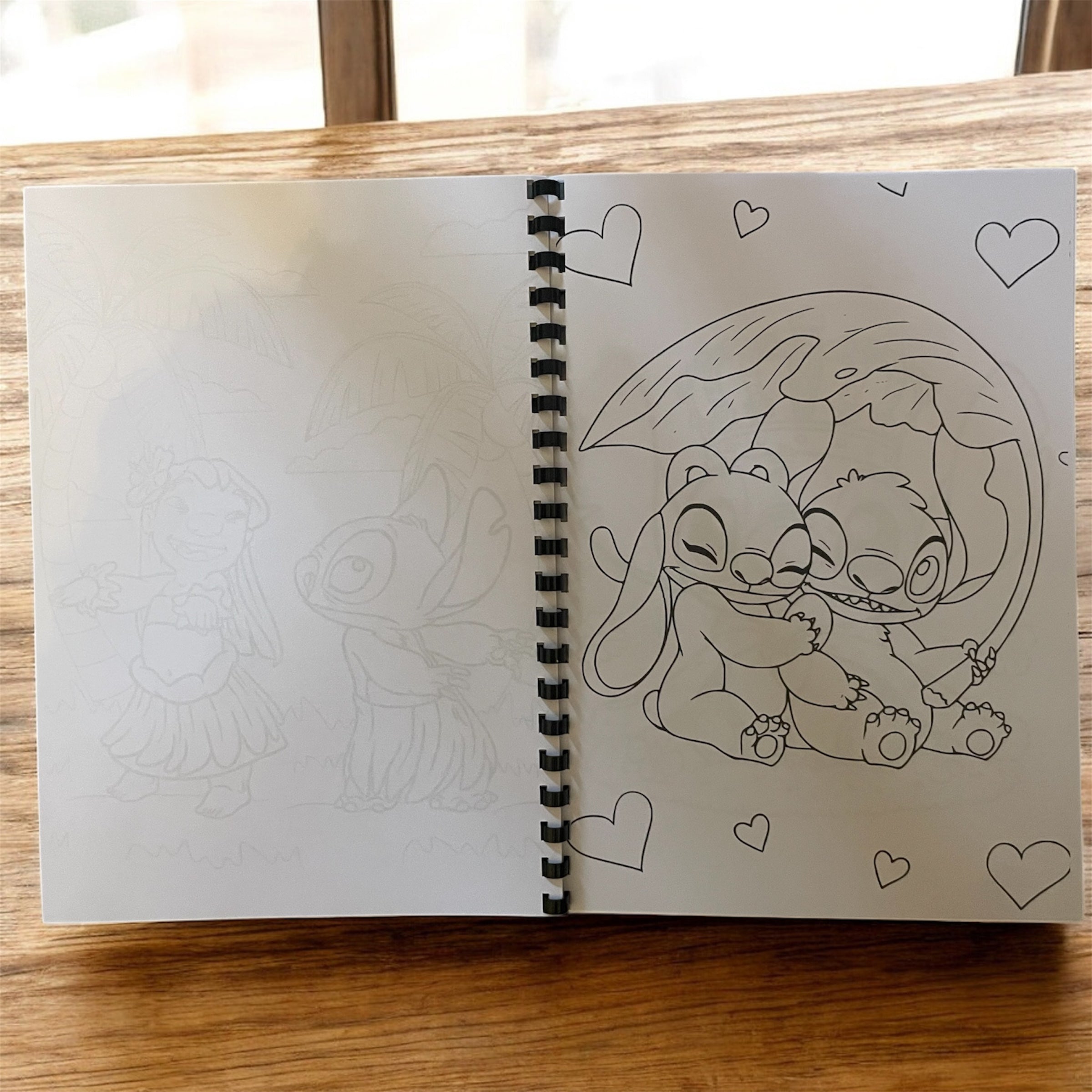 Blue alien colouring book