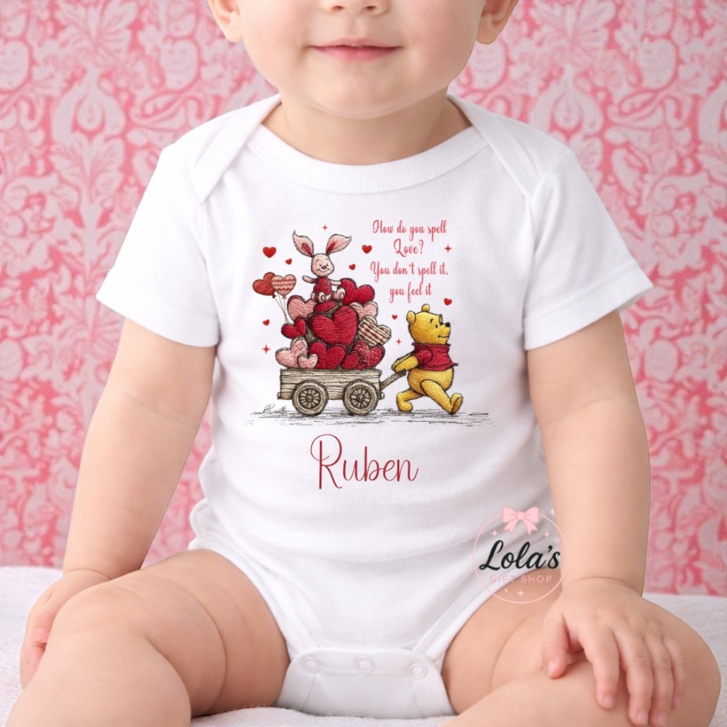 How do you spell love baby vest