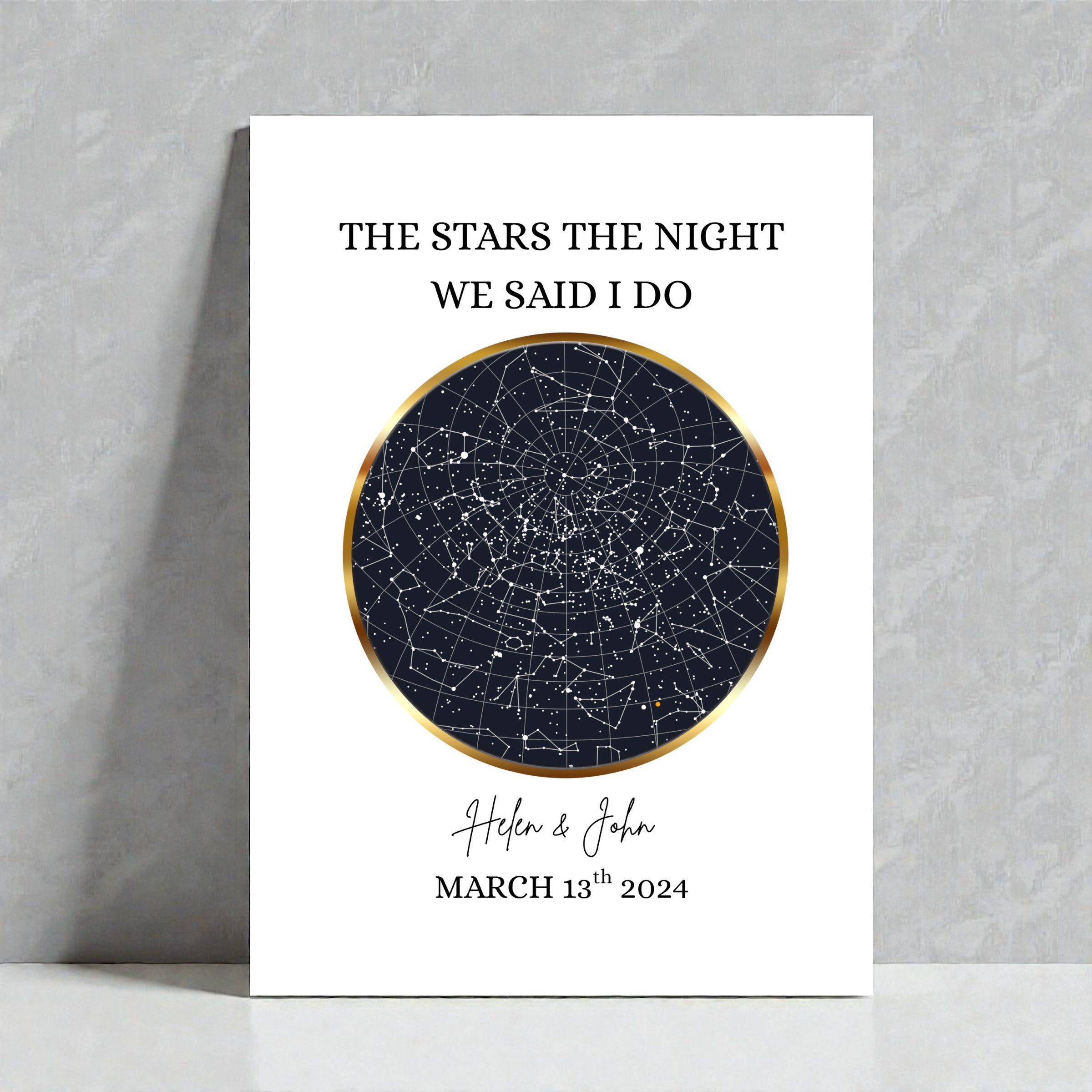 The stars the night we i do a4 print
