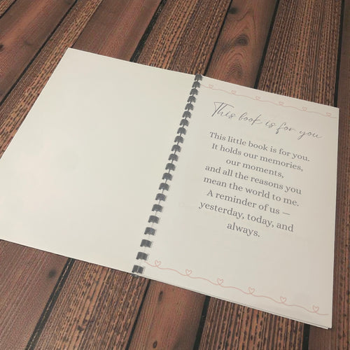 16 page love story book