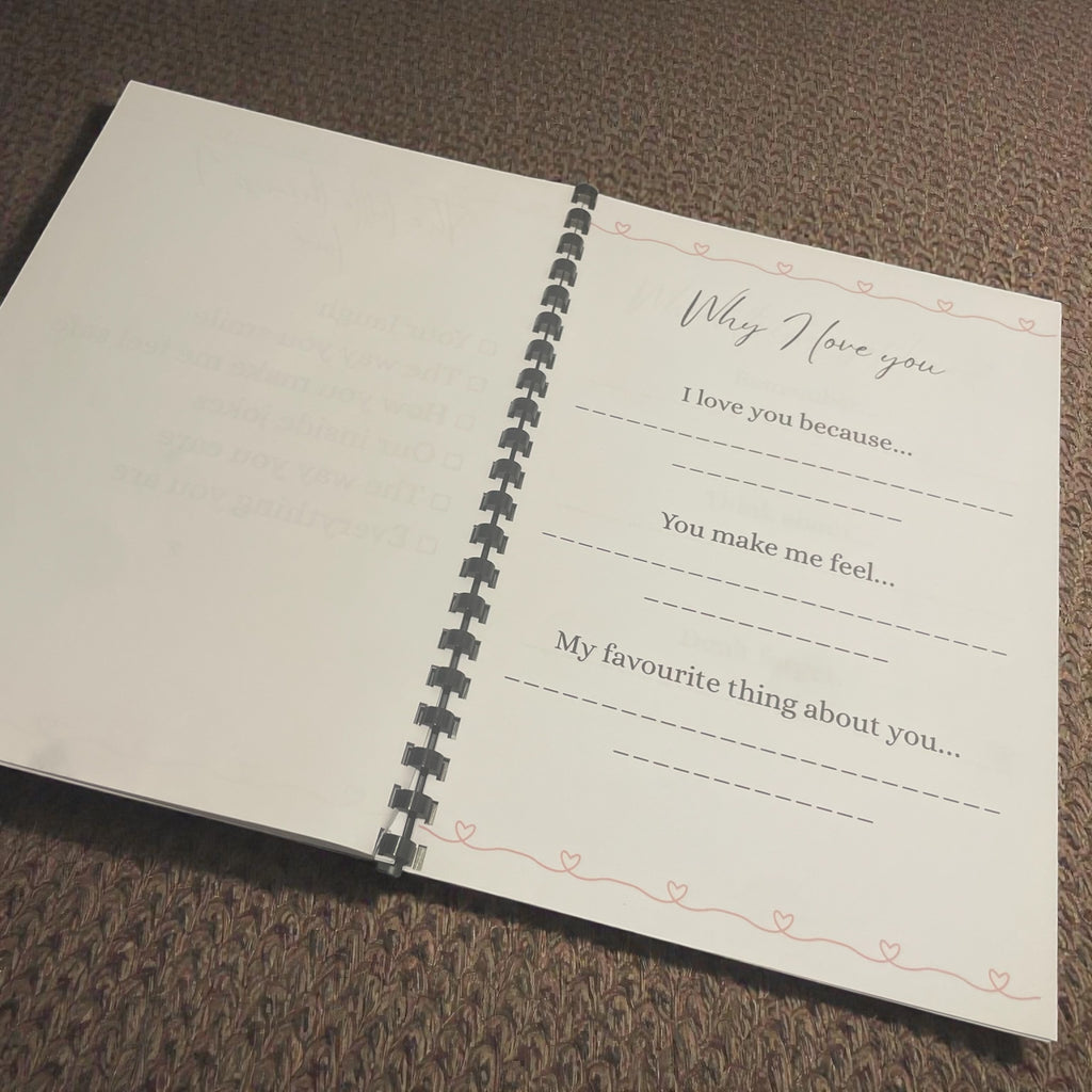 16 page love story book