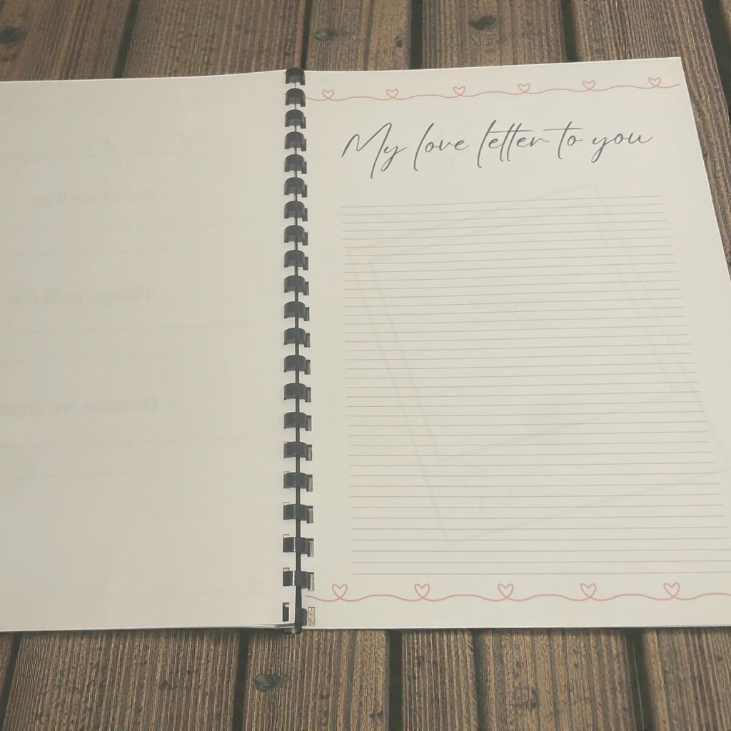 16 page love story book