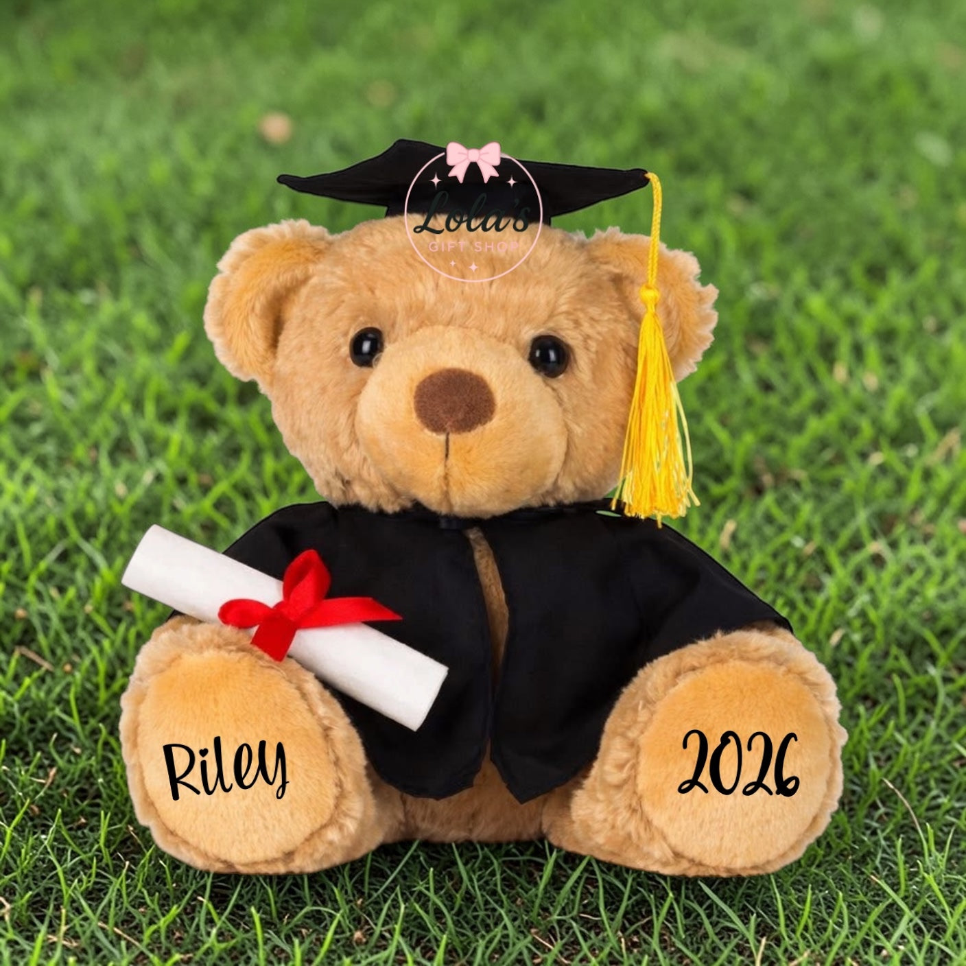 Personalised graduation bear