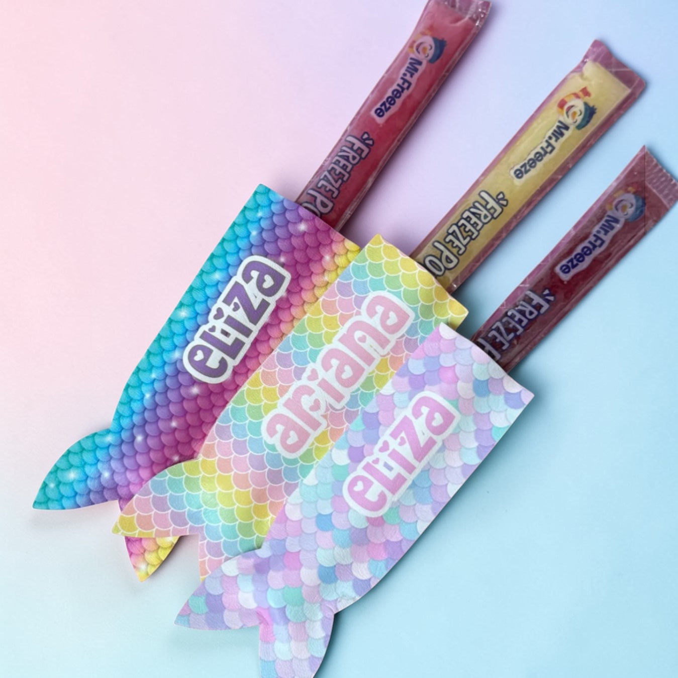 MERMAID TAILS | LEATHERETTE ICE POP HOLDER