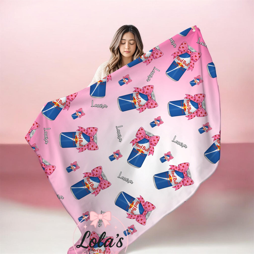 Made to order printed RB personalised blanket - 2 styles