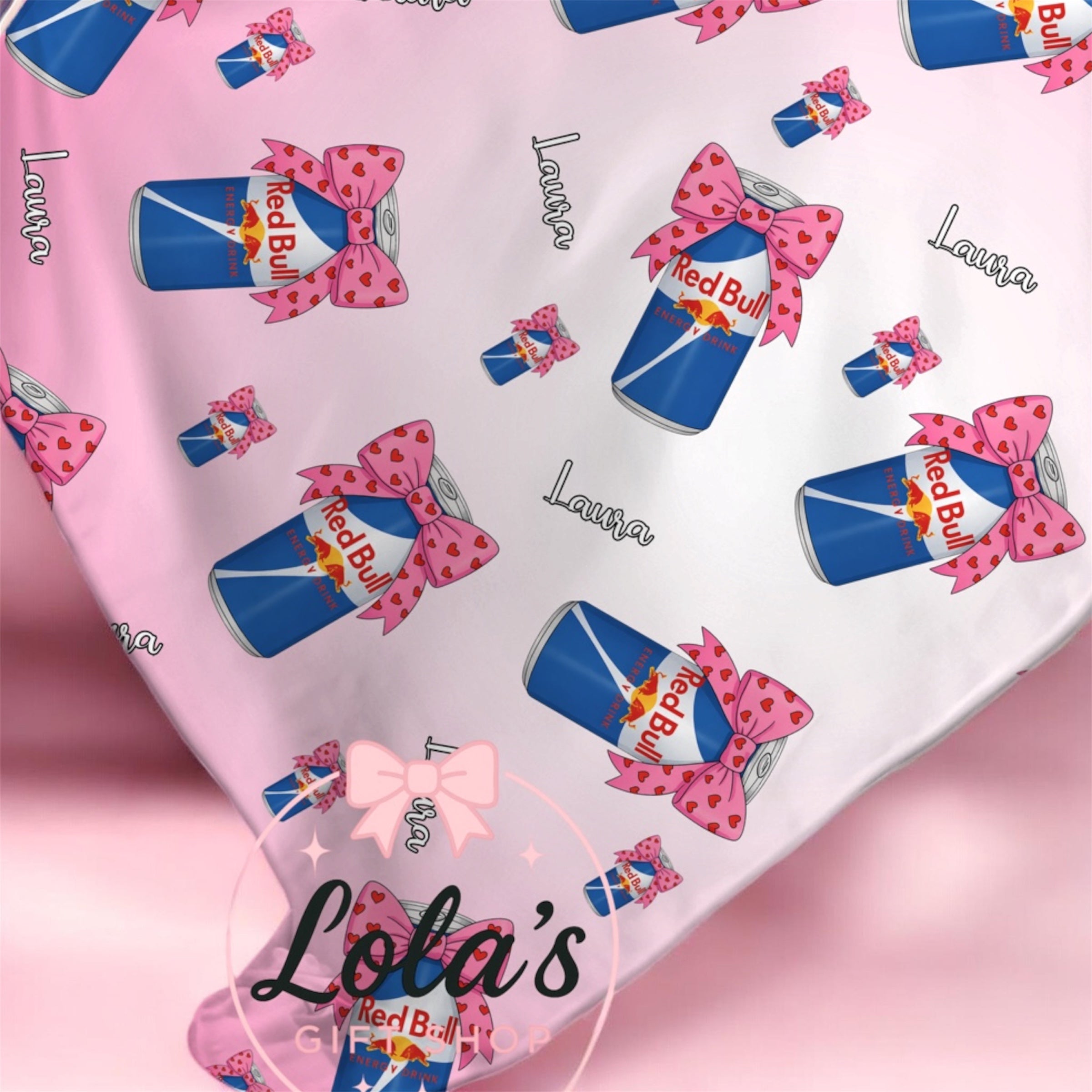 Made to order printed RB personalised blanket - 2 styles