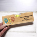 Building memories personalised bottle opener and spirt level (Copy)