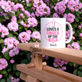 Personalised Loves a finger up the 11oz mug