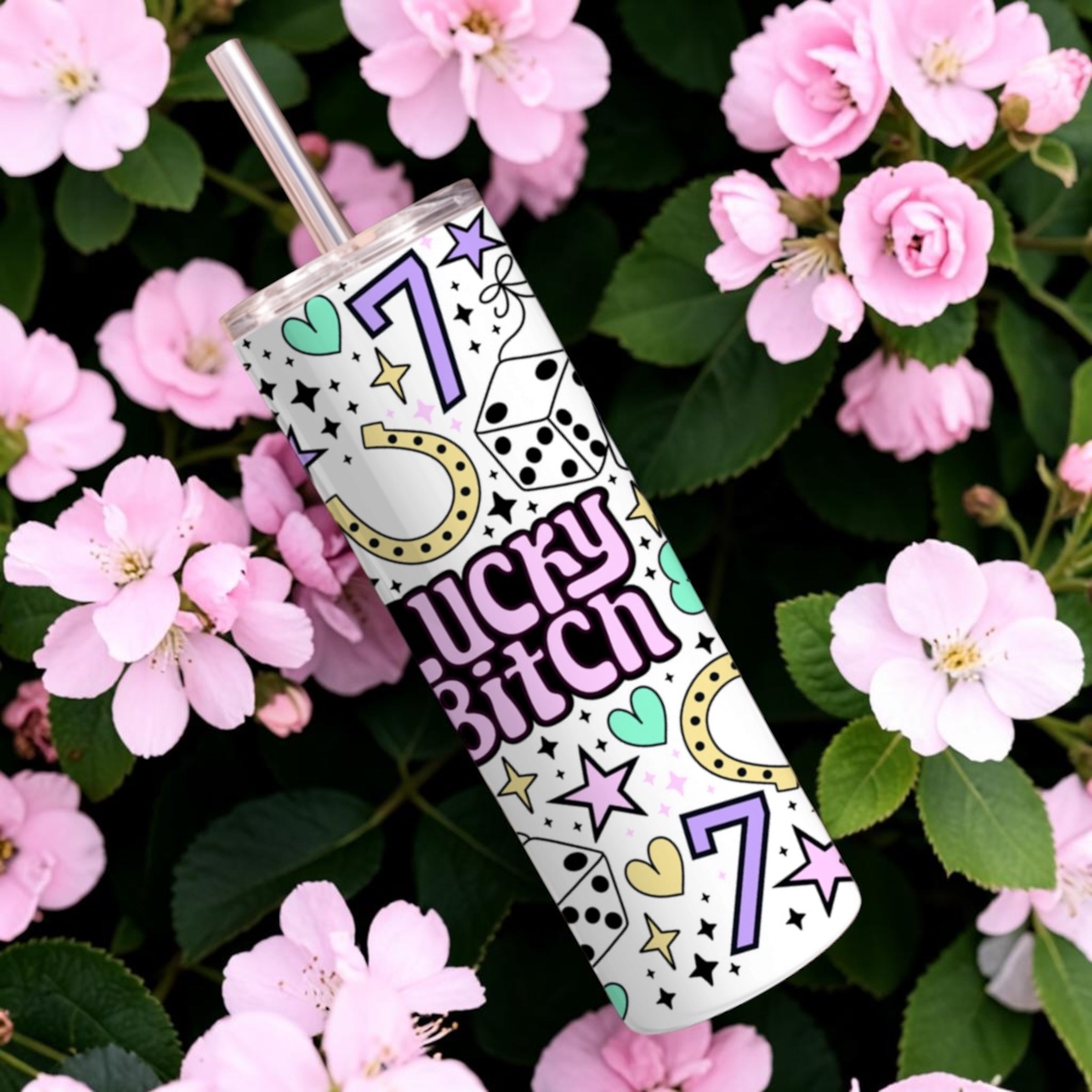 Lucky bitch 20oz tumbler