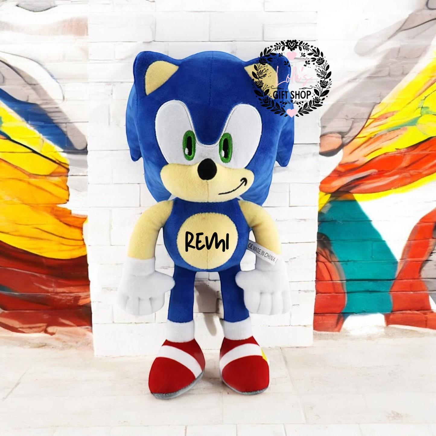 Super sonic plushies personalised