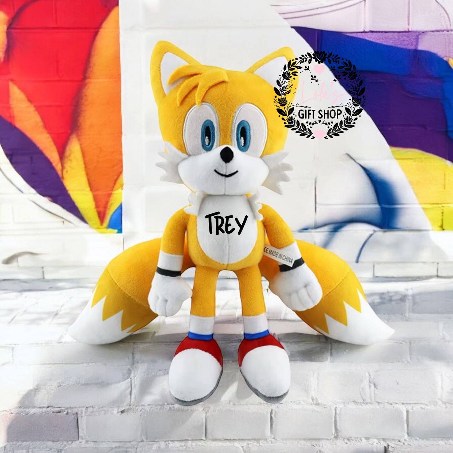 Super sonic plushies personalised