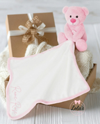Personalised Teddy comforter
