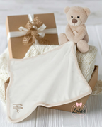 Personalised Teddy comforter