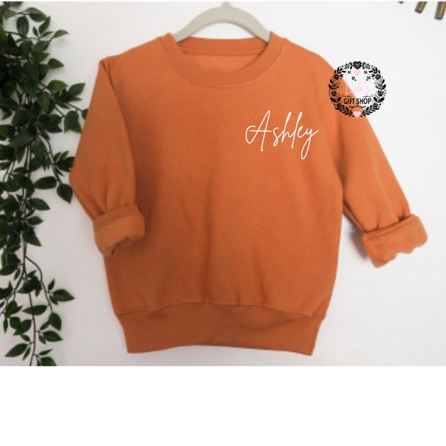Personalised sweatshirts autumn colours - Lola’s gift shop <3Personalised sweatshirts autumn coloursLola’s gift shop <3
